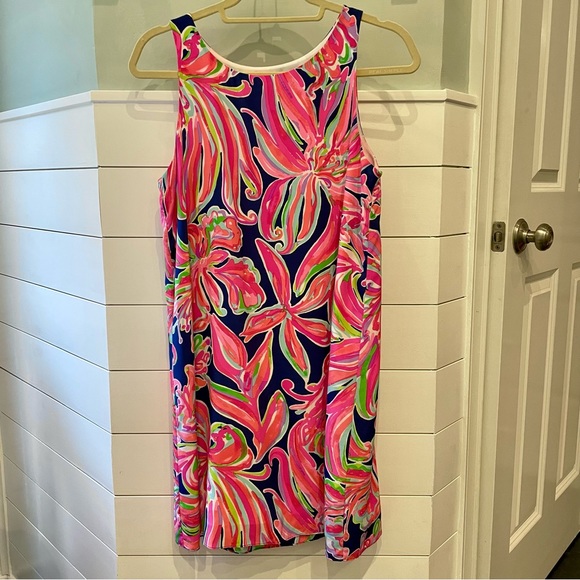 Lilly Pulitzer Jackie Shift Dress Silk Size Small - Picture 2 of 4